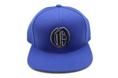 Unisex Old English Letter O Royal Blue Snapback Hat