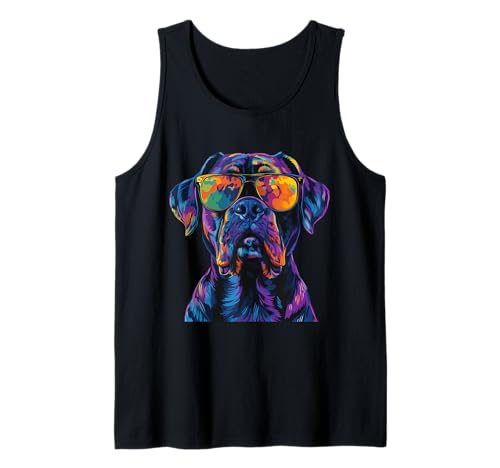 Cane Corso Lovers Design Pop Art Gafas de sol Funny Cane Corso Camiseta sin Mangas