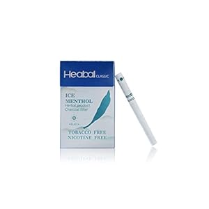 HEABAL Herbal Cigarettes – Nicotine Free & Tobacco Free 20/Pack (Ice Menthol)