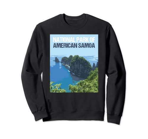 Parque Nacional de Samoa Americana Póster Diseño Sudadera