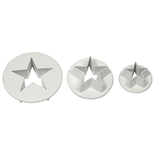 Pme Star Cutter Set Of 3, Standard, White #TOP1