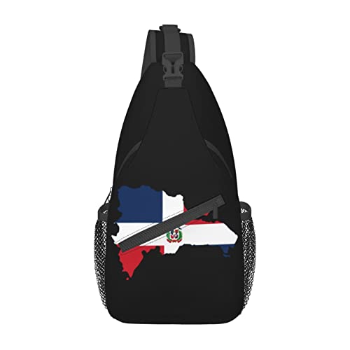 Mochila cruzada unisex negra miniatura 2