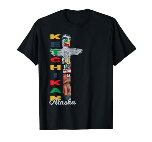 Ketchikan Alaska Totem Pole Native Art Souvenir Keepsake T-Shirt