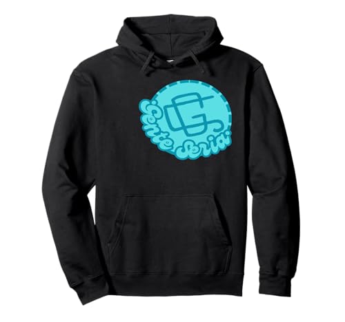 Gente Seria - GS - (escudo azul turquesa) Sudadera con Capucha
