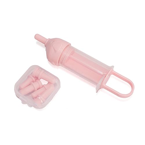 Beimus Dispensador De Leche Biberón con Tetinas para Gatos Bebés Solución Alimentación Segura Perros Recién Nacidos Suministros Enfermería Animales Accesorio Enfermería Animales