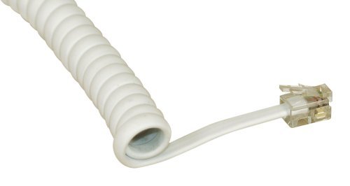 Preisvergleich Produktbild InLine Spiralkabel, RJ10 St / St, max. 2m, weiß