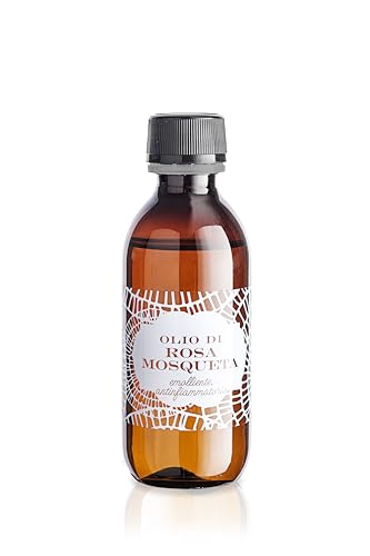 Officina Naturae Aceite de rosa Mosqueta, 100% puro, revitaliza la piel y el cabello, efecto hidratante y nutritivo, 110 ml