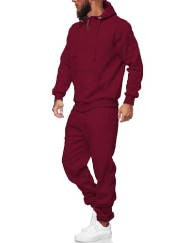 Image of HHGKED Sweat suits men Tracksuits 2 Piece sets Athletic Jogging suits Casual Outfits for men