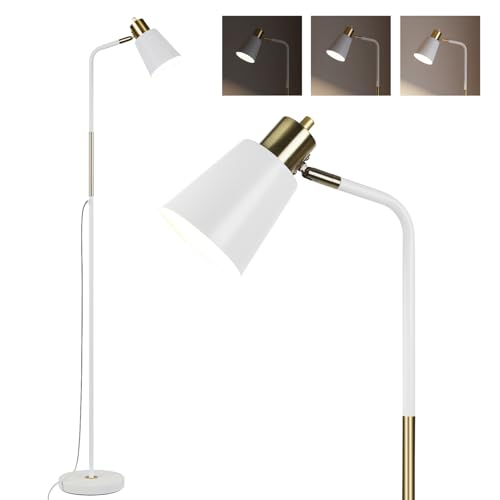 LALISU Floor Lamp, Industrial Floor Lamps for Living Rooms Rustic Farmhouse Reading Standing Floor...