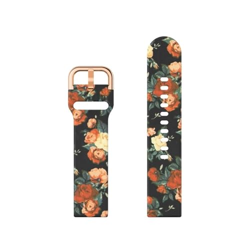 [MEVMEVGNLN] Fit For Amazfit GTS/4/2/2e/3 GTS2 Mini/GTR 4/3/Pro/47mm/GTR2/2�ɓK������o���h�BFit For Bip/U/S/lite�E�H�b�`�X�g���b�v�ɓK���B(4 Red Rose