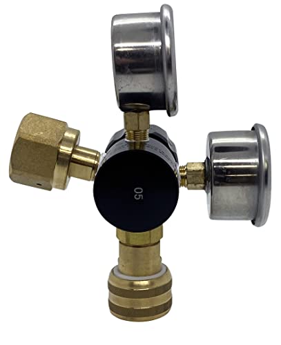 Preece Precision Adjustable High Flow 0-250 Psi Carbon Dioxide Cga320 Co2 Regulator For Tires thumb #7