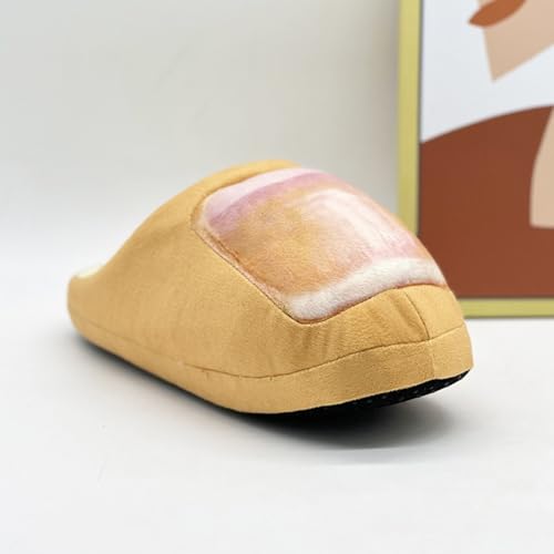 Unisex Giant Toenail Slippers Toe Slides Adult Autumn Winter Warm House Shoes Funny Home Loaf Bread Sandals Non Slip Length 26CM3