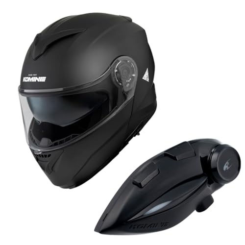 KOMINE フルフェイスヘルメット HK-171 ブラック Amazon | コミネ(KOMINE) HK-171 FL システムヘルメット + KK-902