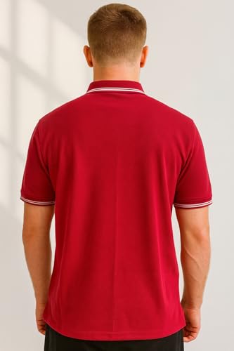 Image of Dollar Pack of 1 Men's Cotton Polo T-Shirt with Classic Collar