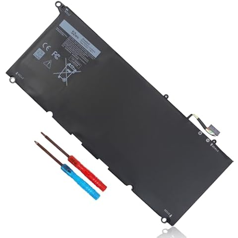 Emanjor JD25G Battery Compatible with Dell XPS 13 9343 9350 XPS13 13-9350 13-9343 13D-9343 P54G 90V7W JHXPY 5K9CP 0N7T6 0DRRP RWT1R Cover