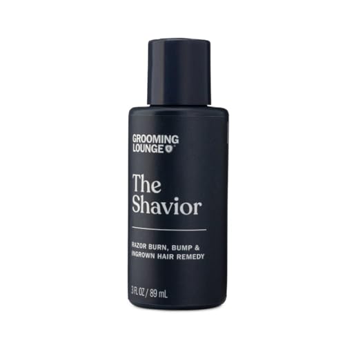 Grooming Lounge the Shavior Post Shave Remedy - Calms Inflammation and Irritation - Prevents and Eliminates Ingrown Hair - Effective Spot Treatment - No Paraben and Sulfate - Cruelty Free - 3 oz