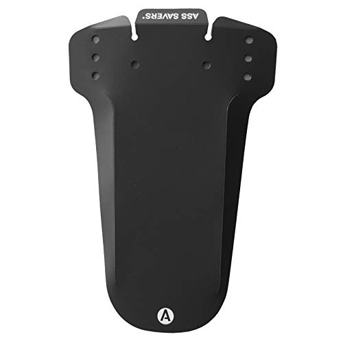 ASS SAVERS Mudder Guardabarros para Bicicleta, Unisex Adulto, Negro, 235 x 105 mm