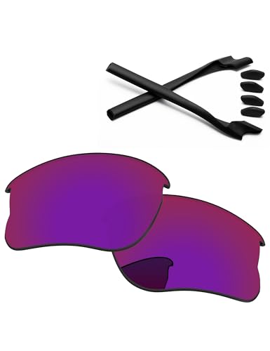 Image of Replacement Lenses & Rubber Kits for Oakley Half Jacket 2.0 XL OO9154 62mm - Precise Fit, UV Block, Impact Resistant
