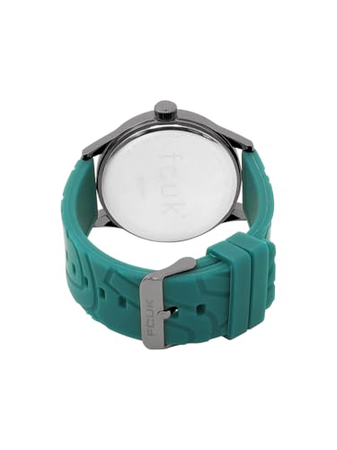 Image of FCUK TRACKOR FW25 Men's Analog Watch with Matt Green Dial - FC182GR