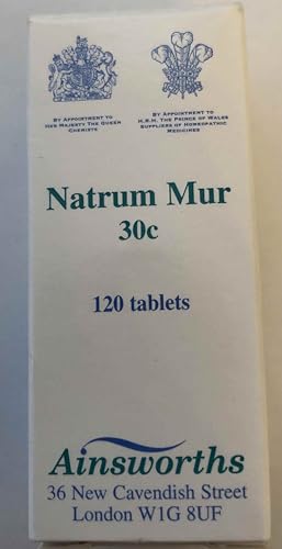 Ainsworths 30C Natrum Mur Homoeopathic Remedy - Pack of 120 Tablets - Image 3