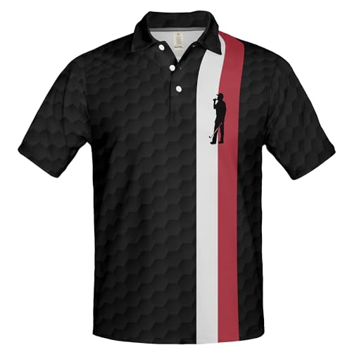 Custom Golf Beer Birdie Bogey Eagle Par Polo Shirt for Men
