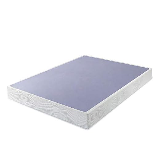 ZINUS Metal Box Spring with Wood Slats /7.5 Inch Mattress Foundation / Sturdy Steel Structure / Easy Assembly, Full