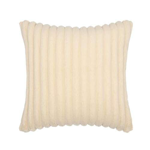 Image of Wakefit Designer Cushion Cover | 16x16 inch | Super Soft Durable Fabric | Machine Washable | Pack of 1 | Aura Beige