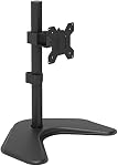PrimeCables Single Monitor Stand 17-32 Inch Upto 19.8lbs | VESA 75-100mm, Heavy Duty Free-Standing, Fully Adjustable VESA Monitor Arm, Holds up to 19.8lbs