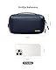 tomtoc Kabel Organizer Tasche Kabeltasche, Elektronik Tech Pouch Laptop Zubehörtasche, Cable Bag Case für Ladekabel, Festplatte, MacBook Adapter, Ladegerät, PowerBank, SD Karten, Blau