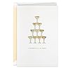 Hallmark signature wedding card bridal shower card engagement card champagne  urban country home decor