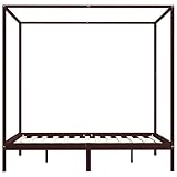 dosel madera blanca Fácil de montar: la cama es fácil de montar. Puede consultar nuestra tienda para los colchones a juego.