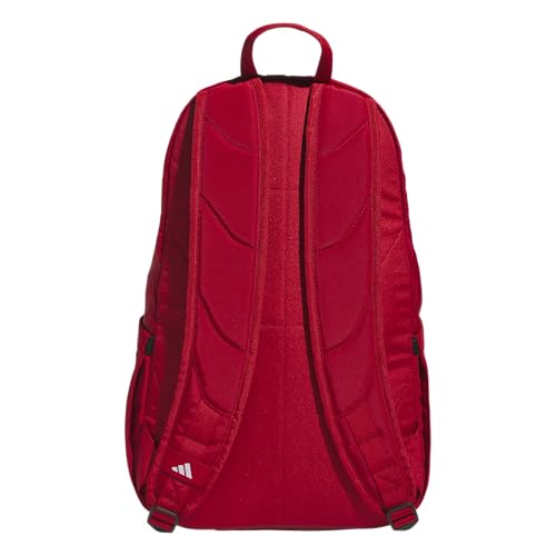 Image of adidas Defender 5 Backpack for Sports, Gym, School and Travel, 33L, Power Red /White, OSFA
