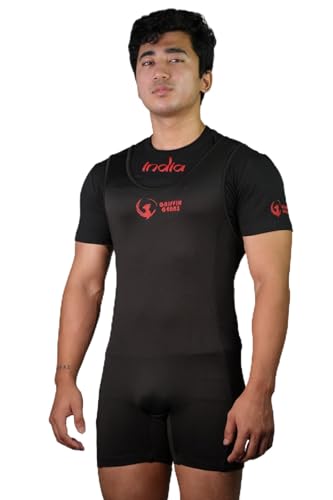 Image of Powerlifting Singlet, Competition-Ready IPF Standard Gym Suit, 4-Way Stretch Compression Fabric, Non See-Through, for Squats Deadlifts Bench Press
