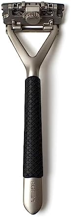 Leaf Shave | The Leaf Razor Grip Sleeve, Black - Silicone Razor Handle Grip