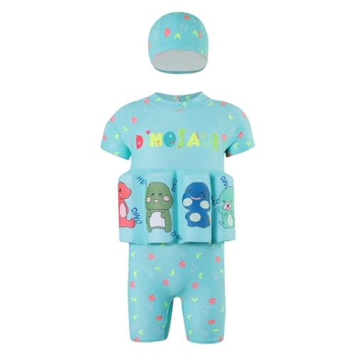Swimsuit trunk and rashguard set pour enfant motif dinosaure rigolo