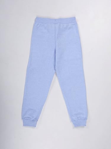 Image of KiddoPanti Boys Solid Fleece Track Pants | Cotton Poly Fleece Fabric | Ankle Length Bottom Rib | 2 Front Patch Pocket | Elastic Waist & Drawcord | Jogger Track Pants for Boys