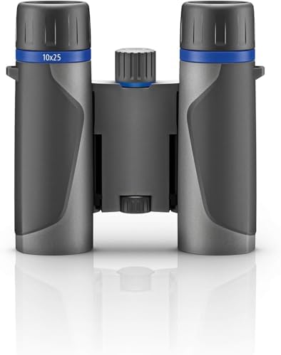 Zeiss Terra Pocket 8x25 Gray Binoculars for Adults – Compact High...