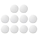 PATIKIL 10 piezas de acero inoxidable grabado láser en blanco para mascotas, etiquetas en blanco para decoración de manualidades, 10 unidades, 1.25 Inch