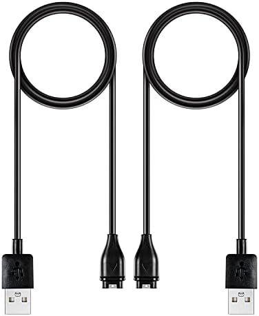 AWINNER Compatible for Garmin Watch Charger Cable (2 Pack)