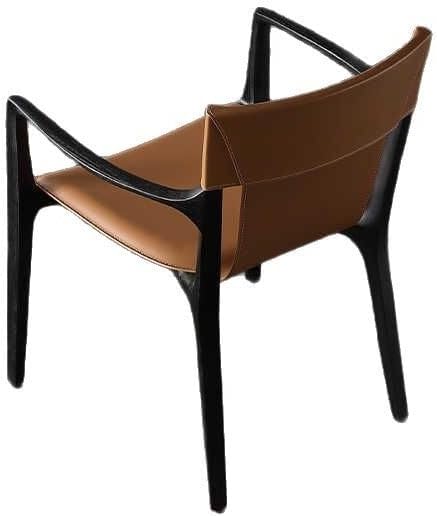 Office Chair Italian Saddle Leather Dining ChairArmrest Back Chair Gaming Chair