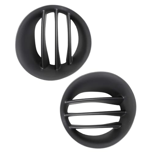 Parrilla bisel de luz antiniebla negra para Dodge Ram 2002-2009 6