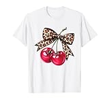 Wild Retro Leopard Cherry Graphic Tee Co.