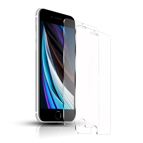 iPhone SE3 (第3世代) 用/iPhone SE 2 用/iPhone 8 7 6 6s ガラスフィルム 2枚 ラウンドエッジ加工 iPhone8 / iPhone7 4.7インチ フィルム 硬度9H 耐衝撃 気泡防止 Apple iPhone