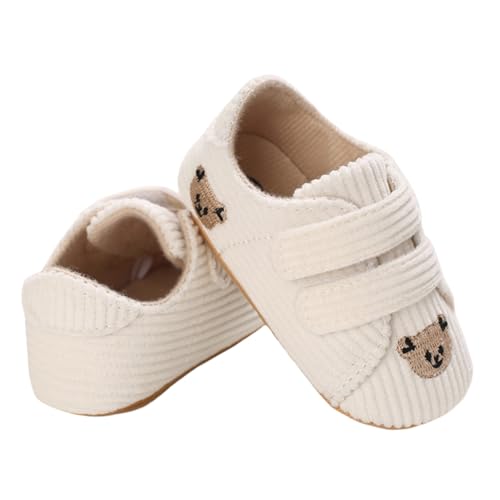 Prewalker Crib Shoes Baby Shoes Flexible Spring Autumn Rubber Soles Baby Footwear First Walking Shoes White