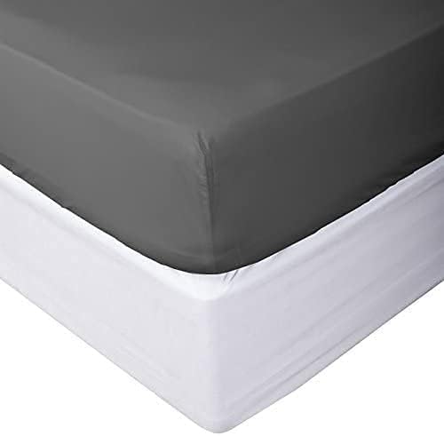 500スレッドカウント エジプト品質コットン 無地 1枚 フィットシーツ