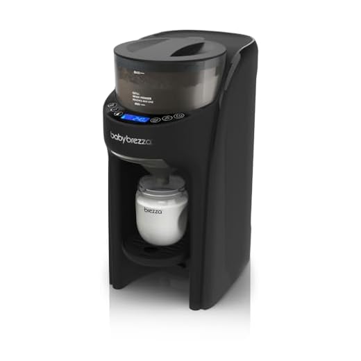Baby Brezza Formula Pro Advanced – Automatischer Flaschenzubereiter – Mischt Milchpulver & Wasser perfekt per Knopfdruck – 3 Temperaturen – Für alle Flaschen & Pulver – BPA-frei, schwarz