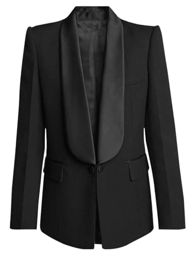 Blazer Veste de Costume Femme Smokings Chic Mariage Bureau