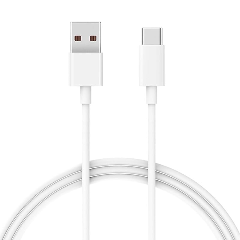 Image of fast charging cable c for OnePlus Nord 3 5G 256GB usb Original Like Charging Quick , Dash , Warp , Dart , Flash , Super Vooc C Data Sync USB A to fast charging cable c for Android - RMB WHITE