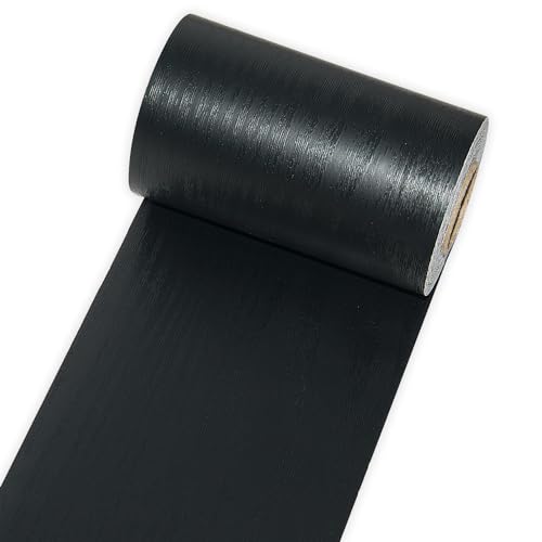 Image of Black Wood Grain Repair Tape, 4 inch X 32 ft Self Adhesive Tape for Furniture, 1 Roll Wood Grain Repair Patch for Baseboards, Doors, Floors, Window, Chairs, Cabinet