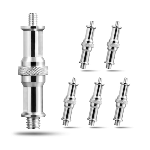 Adaptateur fileté 1/4" vers 3/8" Selens en métal pour studio photo et support de flash x6